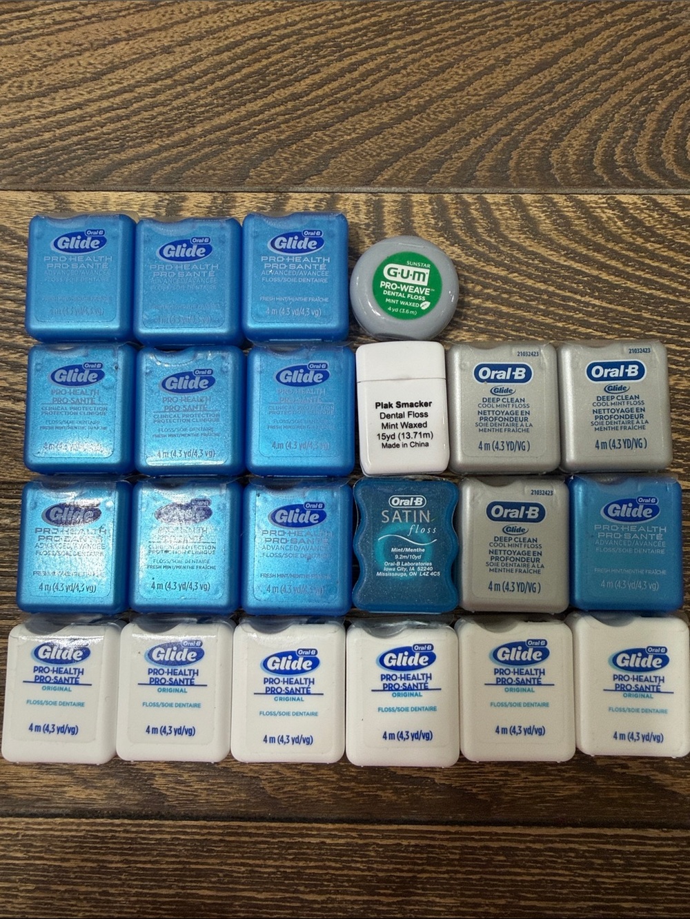 (22) Oral Care Floss Bundle — Glide & Oral-B Perfect for Travel or Gym!